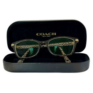 $398 COACH HC 6065 5291 Dark Tortoise Authentic Designer Eyeglasses Frame w/Case